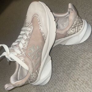 Tory Burch T monogram good luck trainer